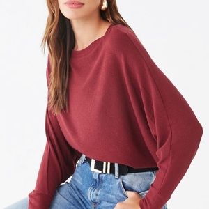 🌟F21 burgundy top 🌟